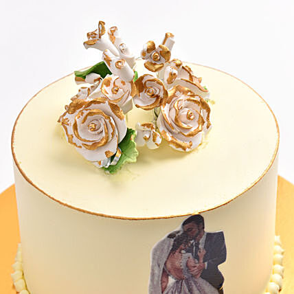 Union of Hearts Chocolate Wedding Cake