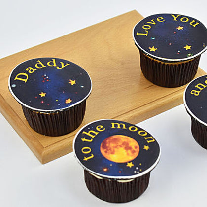 Out of This World Father's Day Cupcakes - Red Velvet Delight