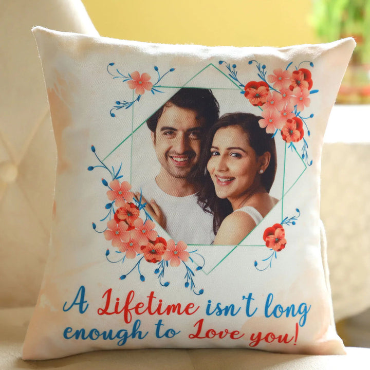 Loving You For A Lifetime - Personalized Romantic Cushion