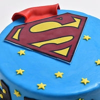Delicious Superman 'Man of Steel' Chocolate Cake - Perfect for Heroes!