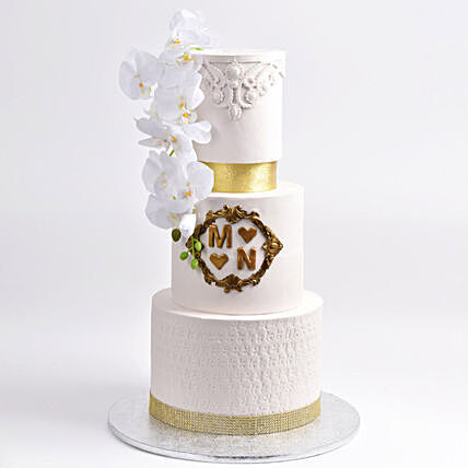 Choco Elegance Engagement Cake