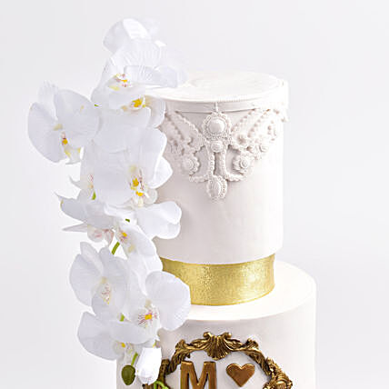 Choco Elegance Engagement Cake