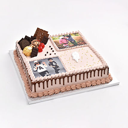 Timeless Memories Chocolate Photo Cake