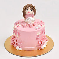 Delightful Lambkin Love Cake - Perfect Chocolate Celebration