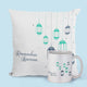 Ramadan Kareem Cushion & Mug Set – Elegant Lantern Design