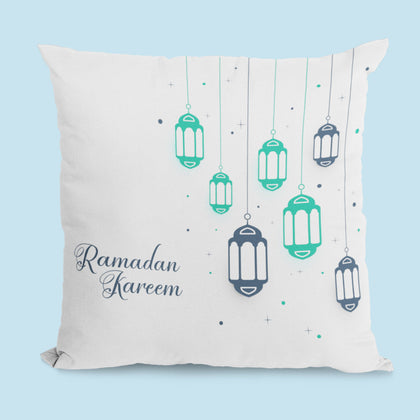 Ramadan Kareem Cushion & Mug Set – Elegant Lantern Design