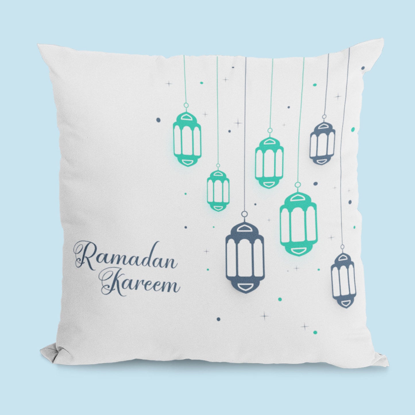 Ramadan Kareem Cushion & Mug Set – Elegant Lantern Design