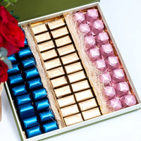 Elegant Red Rose Bouquet with Gourmet Chocolates and Luxurious Perfume