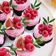 Decadent Red Velvet Cupcakes with Cream Cheese Frosting - 6 Piece Set