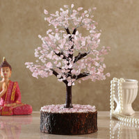 شجرة أمنيات الكوارتز الوردية