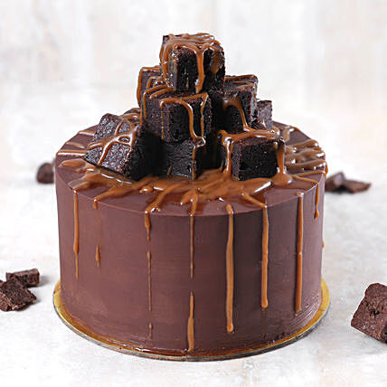 Special Brownie Caramel Cake