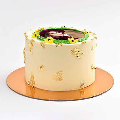 Sunflower Snapshot Cake