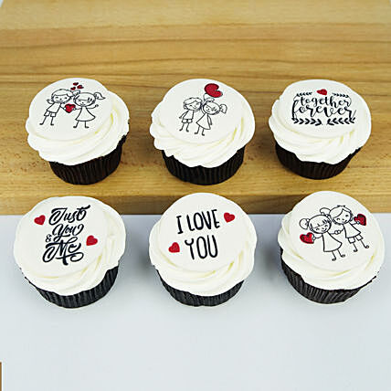 Sweetness of Love Cup Cakes