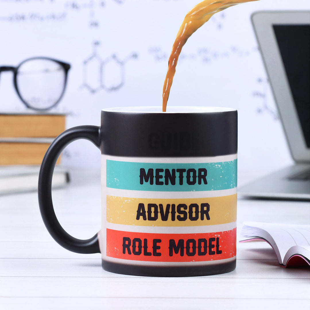 Teacher's Inspirational Magic Mug - Guide, Mentor, Advisor, Role Model