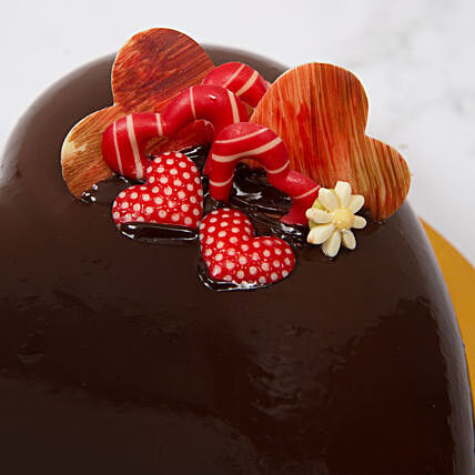 Triple Choco Heartbeat Mousse Cake