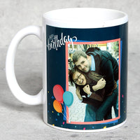 Customizable Ceramic Birthday Mug with Personal Photo